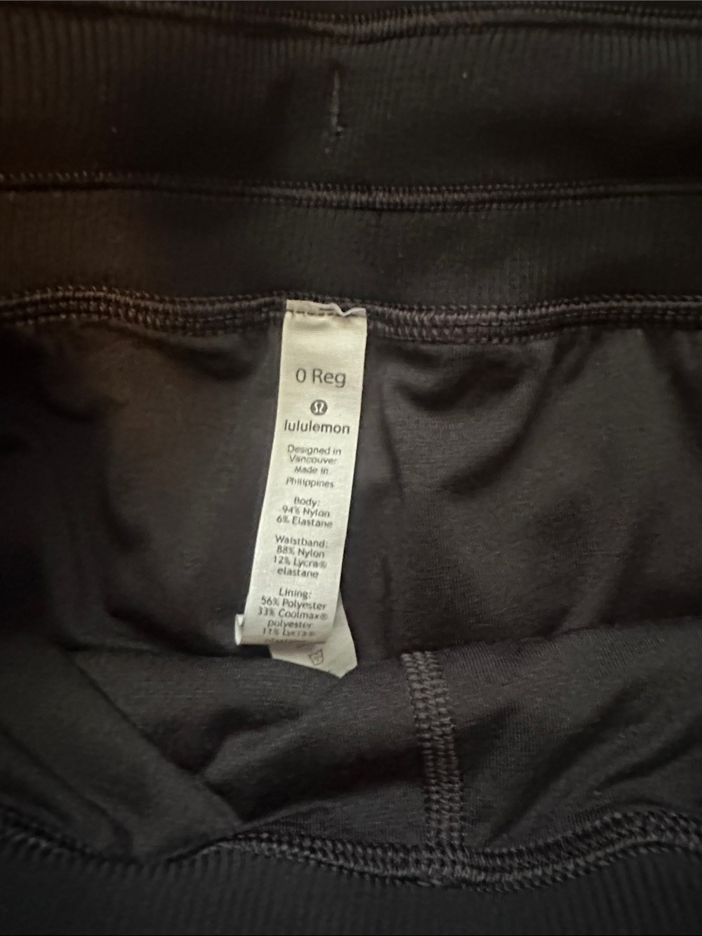 lululemon athletica Black Women’s Drawstring Jogger Pants SIZE 0 REG - Picture 2 of 5